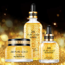 Набір з Біо-золотом VENZEN 24K Pure Gold, 3 засоби