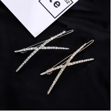 Шпилька для волосся зі стразами "Intersection", 1 шт