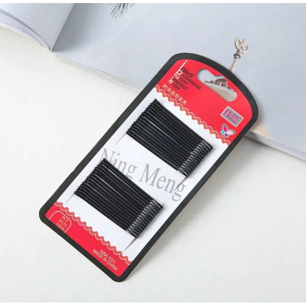 Набір невидимок для волосся, чорних, 30 шт