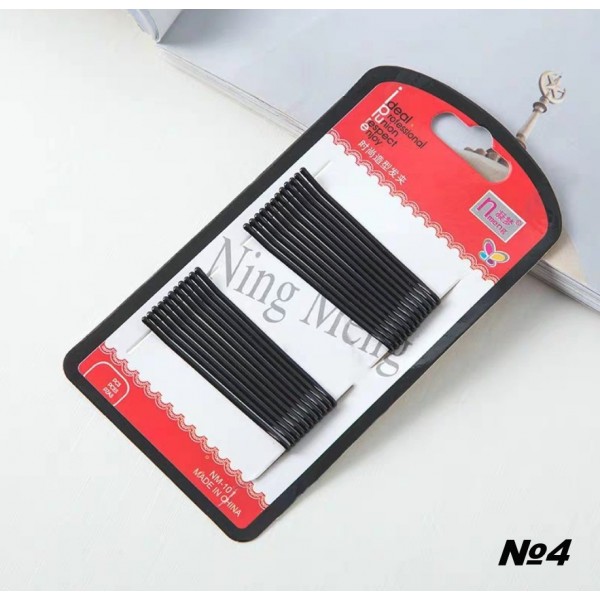 Набір невидимок для волосся, чорних, 30 шт