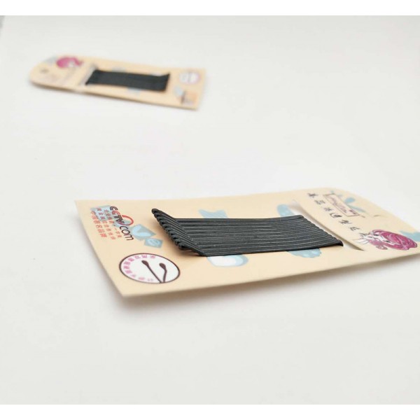 Невидимки для волосся, чорні, набір з 10 шт