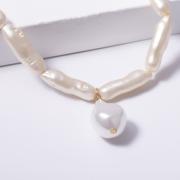 Ланцюжок-чокер з перлами "Granite Pearls"