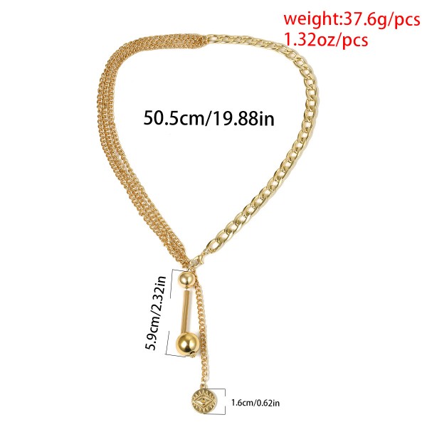 Ланцюжок із великими ланками "Super Gold", золото Ланцюжок із великими ланками "Super Gold", золото