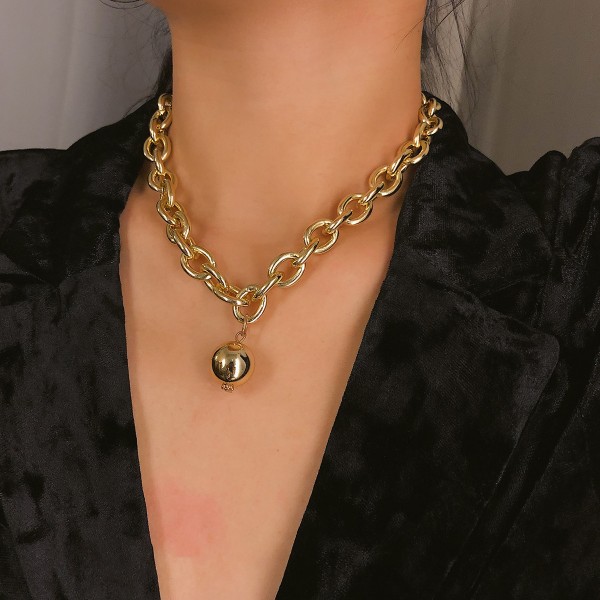 Ланцюжок із великими ланками "Golden Ball", 2 кольори