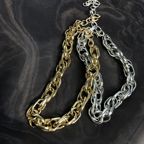 Ланцюжок із великими ланками "Nodules", 2 кольори Ланцюжок із великими ланками "Nodules", 2 кольори