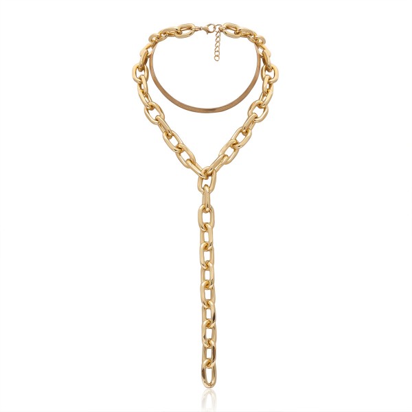 Ланцюжок багатошаровий з великими ланками "Large Chain", 2 кольори Ланцюжок багатошаровий з великими ланками "Large Chain", 2 кольори