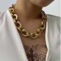 Ланцюжок із великими ланками "Minimal Gold", золото