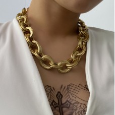 Ланцюжок із великими ланками "Minimal Gold", золото