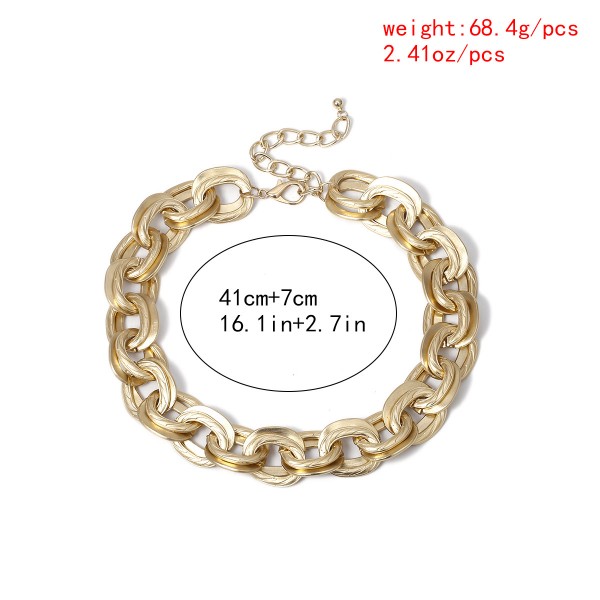 Ланцюжок із великими ланками "Minimal Gold", золото Ланцюжок із великими ланками "Minimal Gold", золото