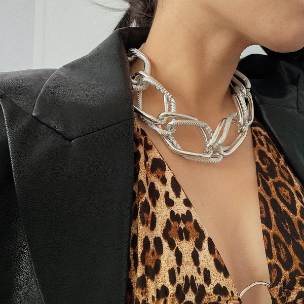 Ланцюжок із великими ланками "Gentle Rudeness", 2 кольори Ланцюжок із великими ланками "Gentle Rudeness", 2 кольори