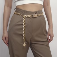 Ремінь, ланцюжок "Golden Lion", металевий, золото