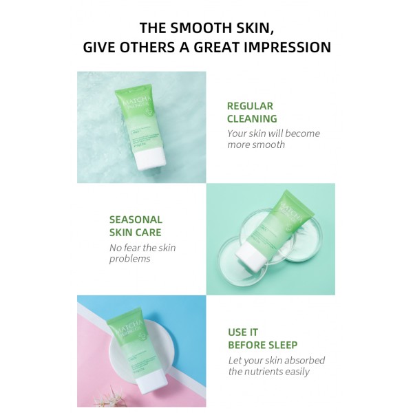 Пілінг-скатка LAIKOU MATCHA Peeling Gel на основі екстракту зеленого чаю Матча, з алое і гіалуроновою кислотою, 60 мл