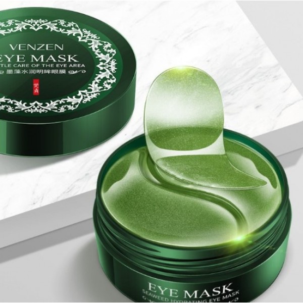 Патчі гідрогелеві VENZEN Seaweed Hydrating Eye Mask з екстрактами водоростей, 60 шт