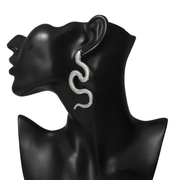 Сережки "Stylish Anaconda", 2 кольори