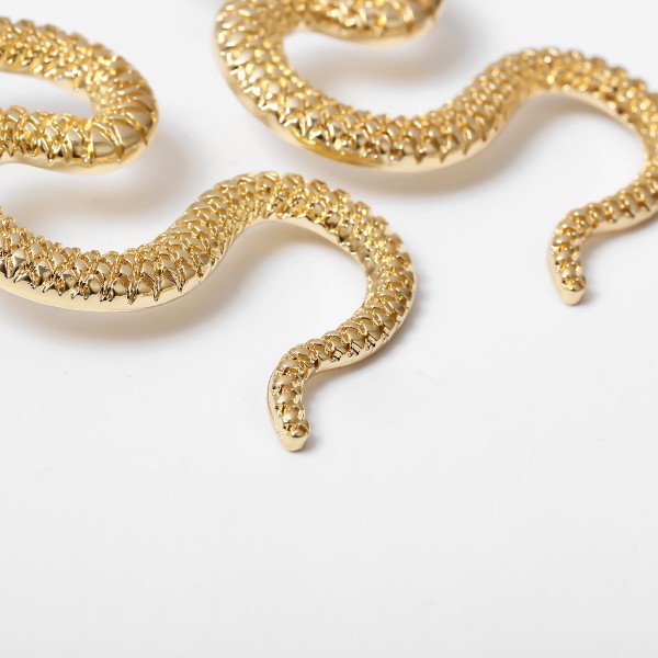 Сережки "Stylish Anaconda", 2 кольори