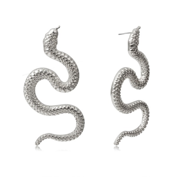Сережки "Stylish Anaconda", 2 кольори
