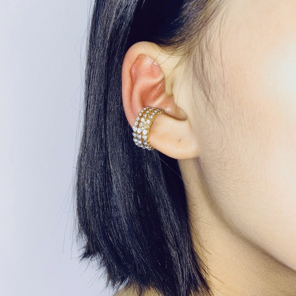 Серьга каффа "Rainbow Glare", 2 кольори