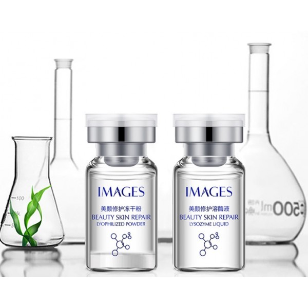 Набір сироваток для обличчя з вітамінним комплексом IMAGES Stereoscopic Repair Lyophilized Powder, 6 шт в наборі