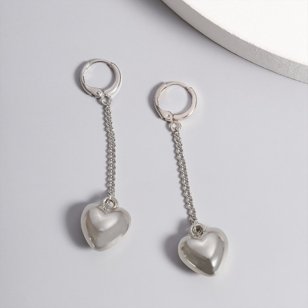 Сережки сердечка "Secret Heart", 2 кольори