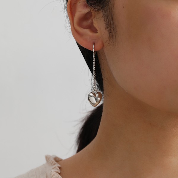 Сережки сердечка "Secret Heart", 2 кольори