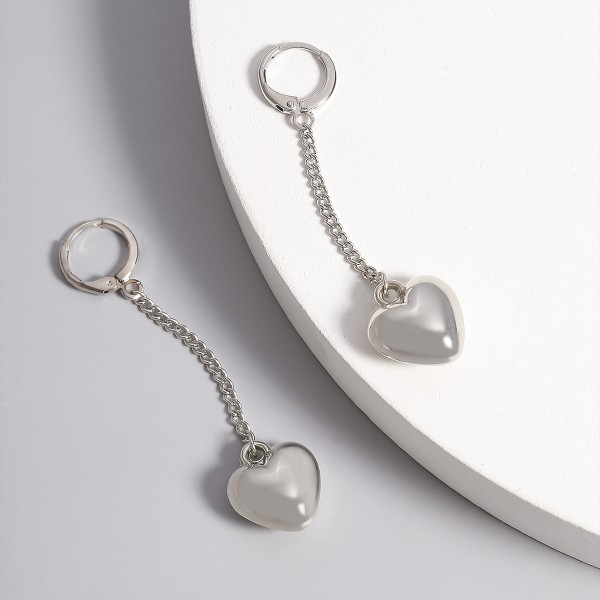 Сережки сердечка "Secret Heart", 2 кольори