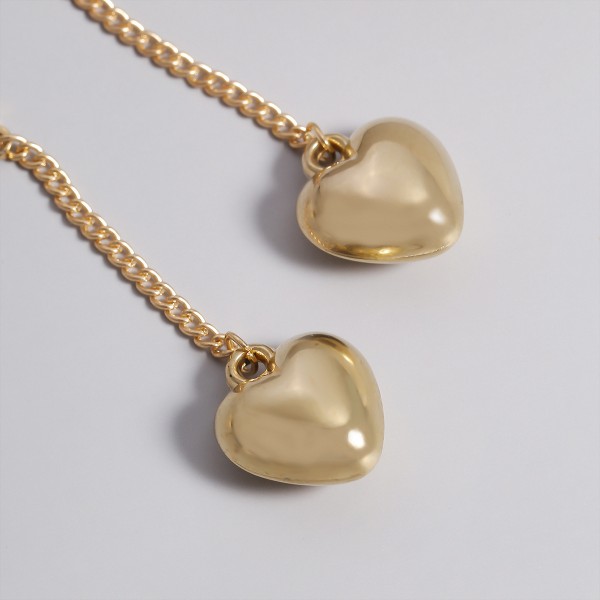 Сережки сердечка "Secret Heart", 2 кольори