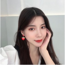 Серьги клубнички "Juicy Strawberry", 2 цвета