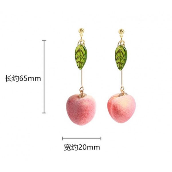 Серьги персики "Mini Peaches"