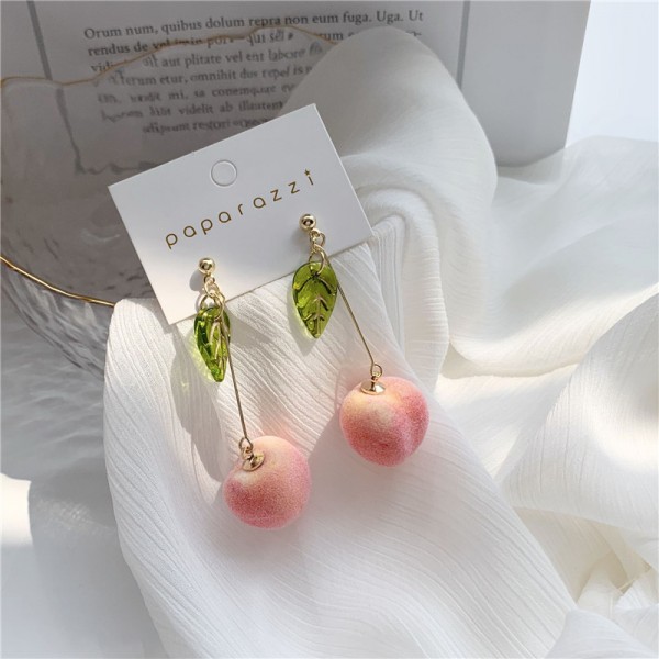 Серьги персики "Mini Peaches"