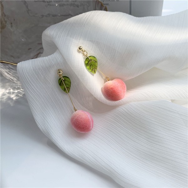 Серьги персики "Mini Peaches"