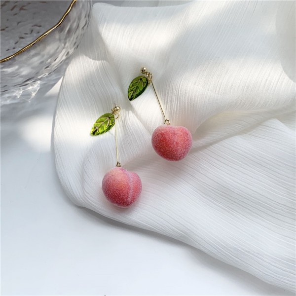 Серьги персики "Mini Peaches"