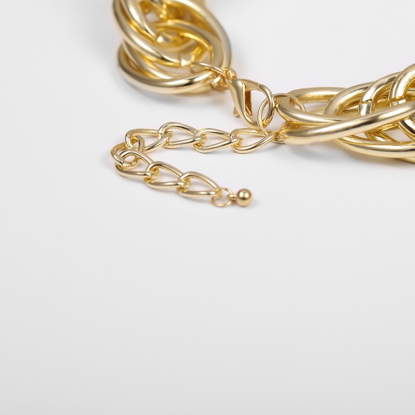 Ланцюжок із великими ланками "Dancing Metal", золото Ланцюжок із великими ланками "Dancing Metal", золото