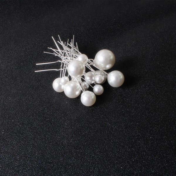 Шпильки з перлами, різного розміру, "Pearl Placer", набір 18 шт, золото Шпильки з перлами, різного розміру, "Pearl Placer", набір 18 шт, золото