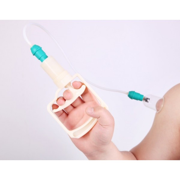 Банки вакуумні масажні антицелюлітні з насосом, набір 24 шт