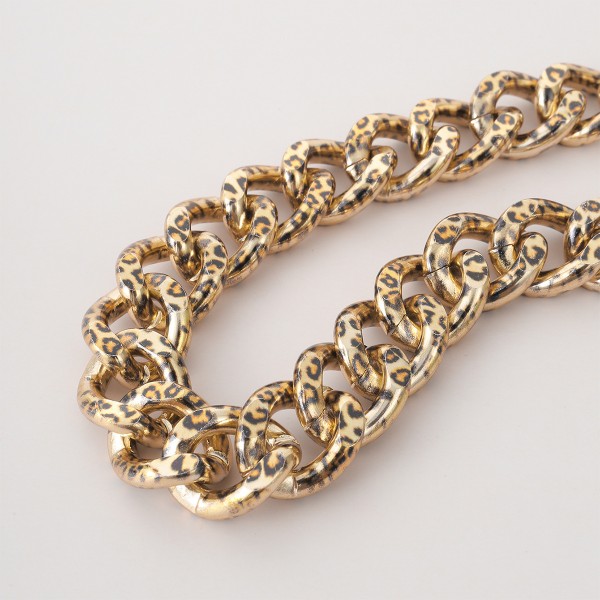 Ланцюжок із великими ланками "Gold Leopard", золото Ланцюжок із великими ланками "Gold Leopard", золото
