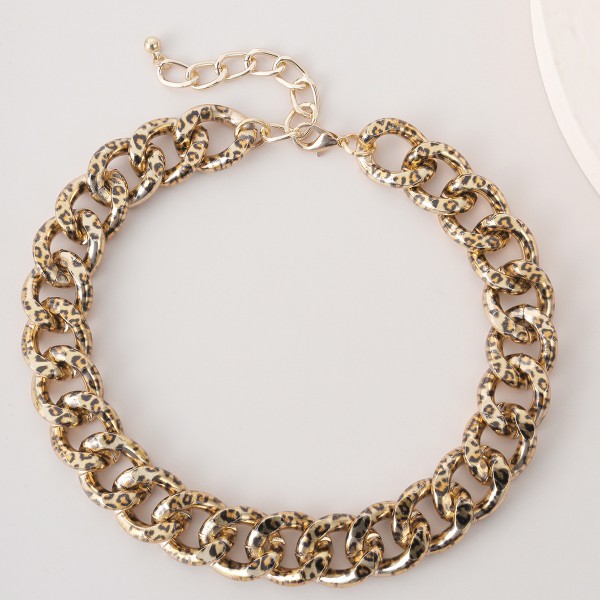 Ланцюжок із великими ланками "Gold Leopard", золото Ланцюжок із великими ланками "Gold Leopard", золото