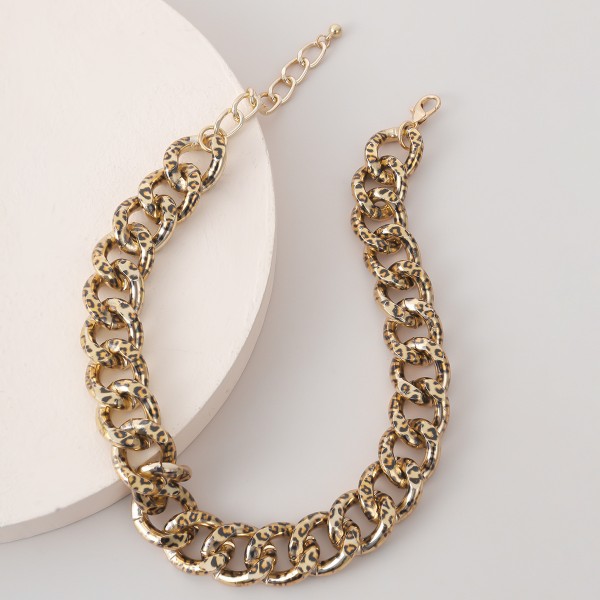 Ланцюжок із великими ланками "Gold Leopard", золото Ланцюжок із великими ланками "Gold Leopard", золото