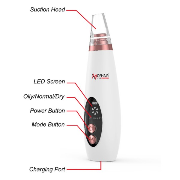 Вакуумний апарат для видалення чорних цяток, MOEHAIR MO-9013, професійний, 1 шт