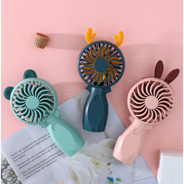 Вентилятор портативный с ушками, Yi Yang мини-вентилятор, разные цвета