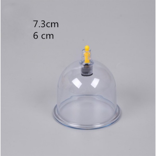 Банка масажна пластикова антицелюлітна (діаметр зовнішній - 7,3 см/внутрішній діаметр - 6 см), 1 шт