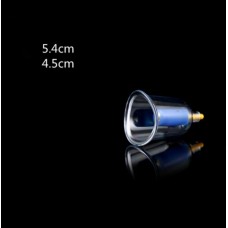 Банка масажна, пластикова, антицелюлітна, з вигнутим краєм (діаметр зовнішній - 5,4 см/внутрішній діаметр - 4,5 см), 1 шт