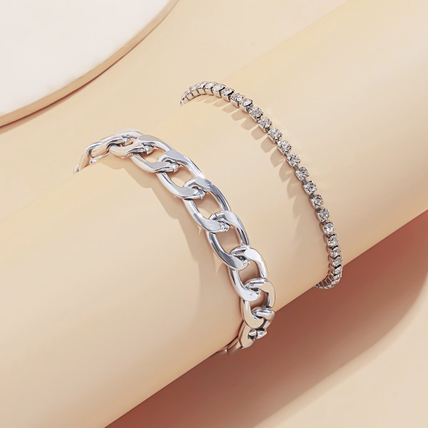 Браслет на ногу, анклет "Golden Minimalism", 2 кольори Браслет на ногу, анклет "Golden Minimalism", 2 кольори