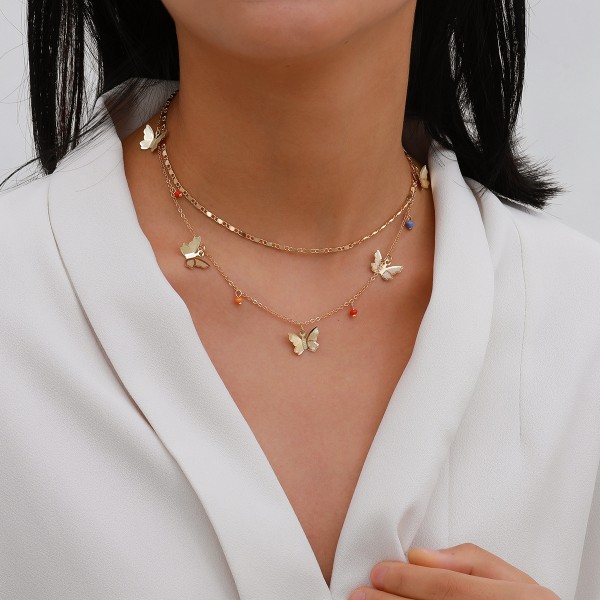 Ланцюжок з метеликами "Golden Wings", золото Ланцюжок з метеликами "Golden Wings", золото