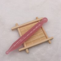 Шкребок ГуаШа Акупунктурна Ручка, рожева смола, 1х11,5 см