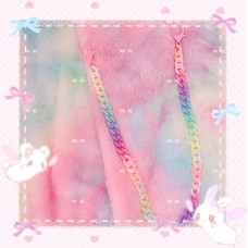 Ланцюжок на пояс для штанів, одягу, "Sunny Rainbow"