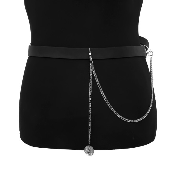 Ланцюжок на пояс для штанів, одягу, "Gold Metal", з медальйоном