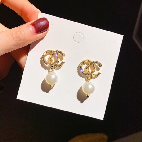 Сережки з перлинами "Fate Ringss", золото