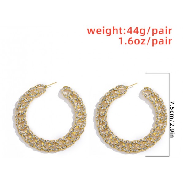 Сережки масивні "Big Accent", різні кольори