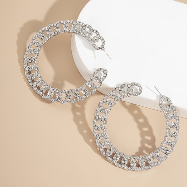 Сережки масивні "Big Accent", різні кольори