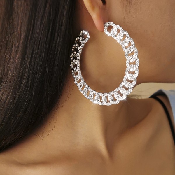 Сережки масивні "Big Accent", різні кольори